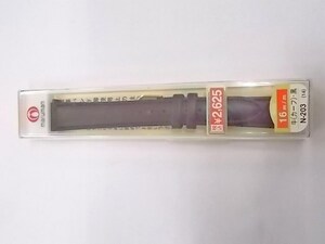 N-203（14）　牛（カーフ）　黒　16mm　新品　本物　正規品 皮革　革 腕時計 交換バンド　時計ベルト　交換用　マルマン　MARUMAN