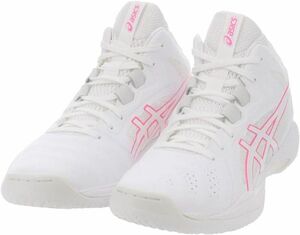 バッシュ　バスケットボール用シューズ　 白　アシックス　asics アルペン限定モデル　ピンク　ゲル フープ V13