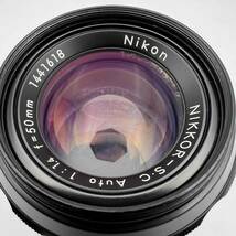 Nikon ニコン NIKKOR-S・C Auto 50mm F1.4 非Ai カメラレンズ 標準レンズ MF一眼用レンズ 動作未確認 現状品_画像4