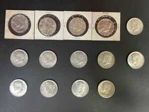 リバティコイン LIBERTY HALF DOLLAR 14枚 銀貨 硬貨ハーフダラー 1964 1965 1966 1967 1968 1971