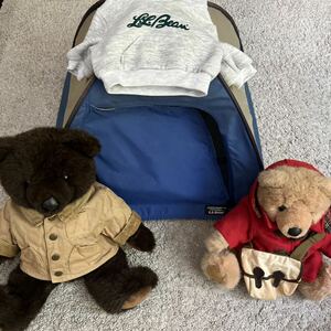 エルエルベア テディベア エルエルビーン ビンテージ Vintage ぬいぐるみ　llbean llbeanテント　シェラフ　アウトドア　古着　アメカジ　