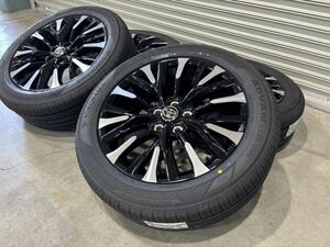 センターキャップ付き！225/55R19 ADVAN dB 新品組込済！40系アルファード エグゼクティブ 純正 ホイール アドバンデシベル