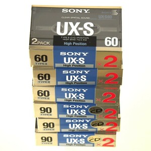☆SONY UX-S 60と90 12本セット☆ハイポジ カセットテープ