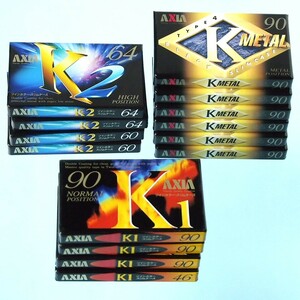 AXIA☆K1 K2 KMETAL 14本☆カセットテープ