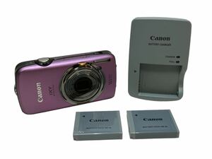 現状品 CANON キヤノン キャノン IXY DIGITAL デジタル 930 IS デジタルカメラ カメラ パープル系色×ダークグレー系色 [TK24-0302-1]