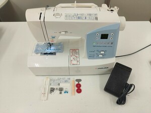 ★JAGUAR（ジャガー） 【MODEL CF-3104】 ☆通電・試し縫い確認済み☆ジャンク品☆1円スタート