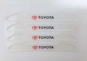 Toyota Deroded Mall Protector Clear Door Protector Miller Toyota Guard Bumbber Emblem,