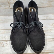 Clarks originals/クラークスオリジナルズ デザートブーツ 25 チャッカブーツ スエード シューズ ブラック_画像2