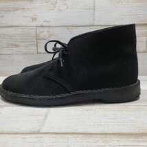 Clarks originals/クラークスオリジナルズ デザートブーツ 25 チャッカブーツ スエード シューズ ブラック_画像3