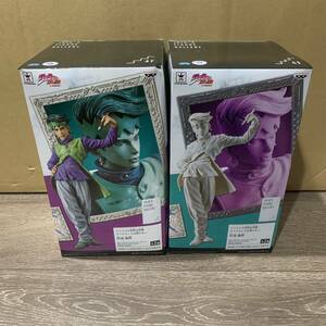 未開封 バンプレスト JOJO’S FIGURE GALLERY 2 ジョジョの奇妙な冒険 ダイヤモンドは砕けない 岸辺露伴 石膏カラー 2種セット ② 1MM-039