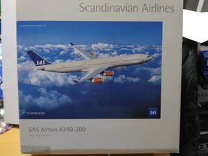 送料込! ヘルパ 1/200 SAS スカンジナビア航空　A340-300