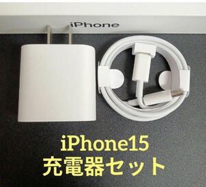 iphone15充電器 ACアダプター タイプCケーブル 2m １セット