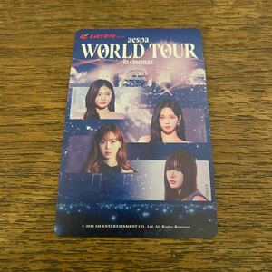 【番号通知対応】 aespa WORLD TOUR in cinema 前売り ムビチケ