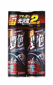 カーメイト 車用 タイヤワックス 超艶 ブライトマジック 2本セット 480ml C34W