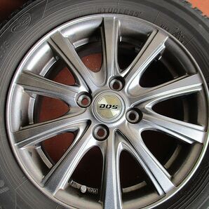 中古 175/70R14 2017年製造 ヨコハマ アイスガード iG50 PLUS アルミ付き ４本セット 4穴 PCD100 5.5J オフセット50 フィットなど  の画像2