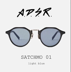 【美品】 A.D.S.R SATCHMO 01 light blue 付属品オールセット
