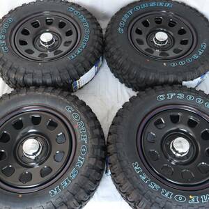 新品 デイトナ 16-7.0J＋33 5-114.3 ブラック タイヤ付4本SET 235/70R16 COMFORSER CF3000 デリカD5 アウトレット品(W2411)