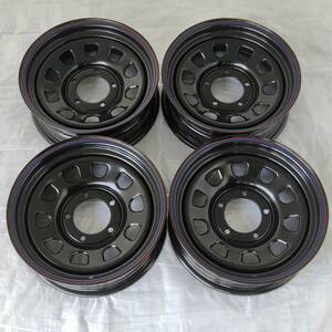 新品 デイトナ 16-5.5J-20 5-139.7 ブラック タイヤ付4本SET 175/80R16 トーヨー CL1 SUV ジムニー (W2247-0)