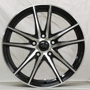 新品 17インチ Z05-BP 5穴100 タイヤ付4本SET 215/45R17 プリウス カローラスポーツ カローラツーリング (W2255-2)の画像2