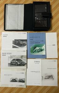 アウディA4/A4 アバント S4/S4アバント　取説　2010年7月版　B8/Q5 MMI 取説&クイックガイド&メンテナンス&ケース付き ABA-8KCDHに使用