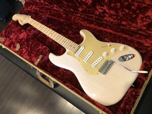 Fender Made in Japan IKEBE FSR 1966 Stratocaster Reverse Head (US Blonde) [Made in Japan]