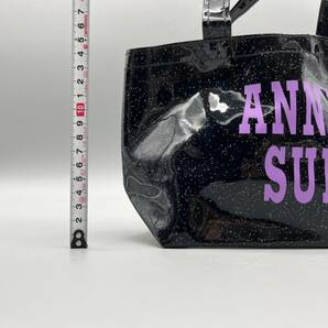 ANNA SUI アナスイ トートバッグ ランチバッグ エナメルバッグ キラキラ トートの画像8