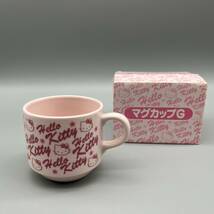 ハローキティ HELLO KITTY マグカップ ピンク サンリオ SANRIO 陶器 コーヒーカップ ティーカップ 2006年_画像1