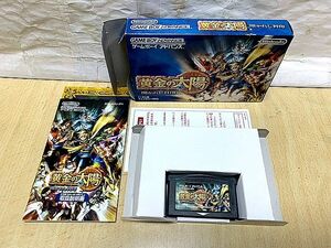 送料185円～　GBA　ゲームボーイアドバンス　ソフト　黄金の太陽　開かれし封印　取扱説明書付き　動作未確認