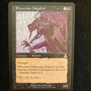 未使用　ファイレクシアの抹殺者/Phyrexian Negator[UDS] 黒R 英語版