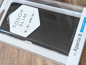 値下げ交渉いたしません ラスト1点 Xperia8 ブラック 黒 TOUGH SLIM