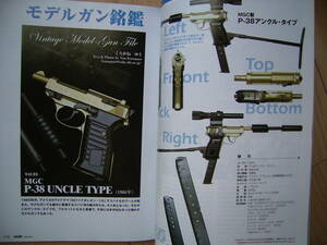 MGC ワルサー P38 アンクルタイプ 　ナポレオン・ソロ GUN誌