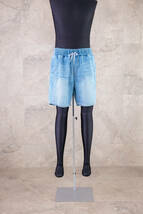 【SAUNATIGER】Denim Short Pants Blue_画像1