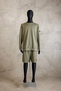 【SAUNATIGER】Mesh Long T-shirt Khaki