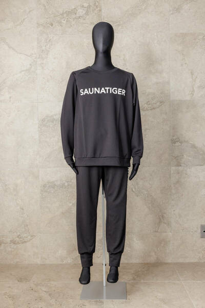 【SAUNATIGER】Long T-shirt Black