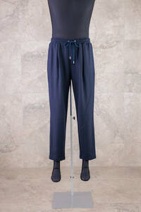 【SAUNATIGER】Stretch Pleated Pants Navy