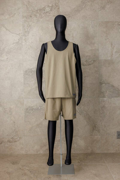 【SAUNATIGER】Stretch Tank Top Khaki