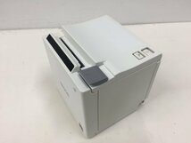 EPSON コンパクト レシートプリンター TM-m10 621(M332B )有線LAN　USB対応 純正アダプター付属（管２F1）_画像2