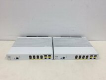 Cisco WS-C2960C-8PC-L V04 Cisco Catalyst シスコ スイッチ 初期化済 ２個セット（管２F）_画像2