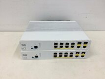 Cisco WS-C2960C-8PC-L V04 Cisco Catalyst シスコ スイッチ 初期化済 ２個セット（管２F）_画像1