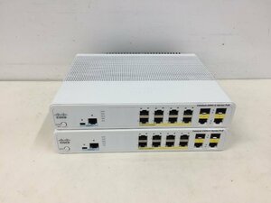 Cisco WS-C2960C-8PC-L V04 Cisco Catalyst シスコ スイッチ 初期化済 ２個セット（管２F）