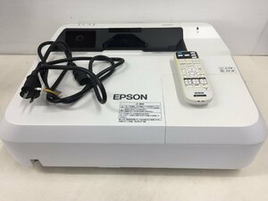 超短焦点 プロジェクター EPSON エプソン EB-1460UT 　ランプ使用時間：高2599H/低501H　リモコン付属　専用ペン欠