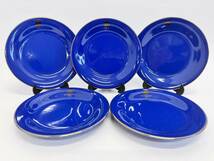 GIVENCHY ジバンシィ ジバンシー 食器セット ネイビー 大皿1枚 中皿5枚 青 ブルー 食器 洋食器 プレート モダン_画像2