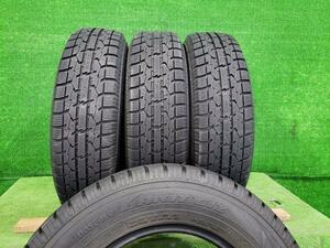 トーヨー TOYO スタッドレスタイヤ 4本セット OBSERVE GARIT GIZ 155/80R13 2021年 8分山 1本パンク修理済