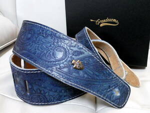 ☆ Grande uomo G-Premium Light Paisley NavyBlue 超美品 