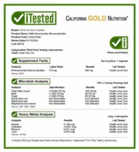 NMNニコチンアミドモノヌクレオチド 175mg 60粒 California Gold Nutrition-カリフォルニアゴールドニュートリションNAD+ B3ナイアシン_画像3