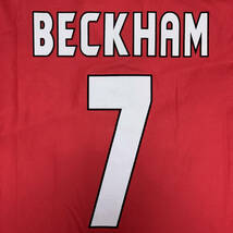 1998 1999 マンチェスター・ユナイテッド ベッカム ユニフォーム 新品 3冠 FAカップ イングランド アンブロ Manchester Beckham 98 99 New_画像9