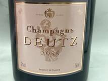 DEUTZ BRUT ROSE ドゥーツ ブリュット ロゼ 750ml 12% シャンパン 未開栓_画像4