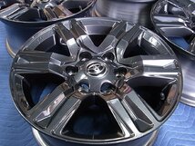 新車外し 美品 トヨタ GUN125 ハイラックス 後期 純正 アルミホイール 17インチ 4本 / 17× 7.5J +30 6H PCD 139.7_画像2