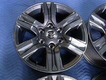 新車外し 美品 トヨタ GUN125 ハイラックス 後期 純正 アルミホイール 17インチ 4本 / 17× 7.5J +30 6H PCD 139.7_画像5