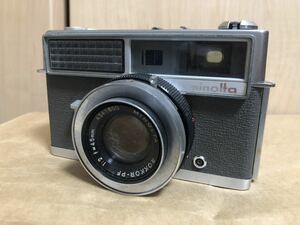 ミノルタ MINOLTA HI-MATIC フィルムカメラ ROKKOR-PF 1:2 f=45mm レンジファインダーカメラ ジャンク扱い